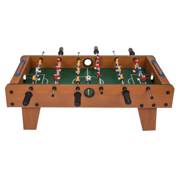 Holz-Tischfußballspiel mit Füßen, Kicker,
