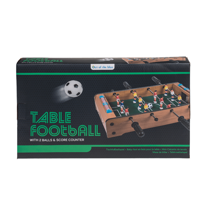 Holz-Tischfußballspiel, Kicker, ca. 51 x 31 cm,