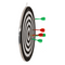 Doppelseitiges Dartspiel mit 6 Darts,