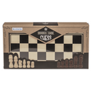 Holz-Brettspiel, Schach, ca. 34 x 34 cm,