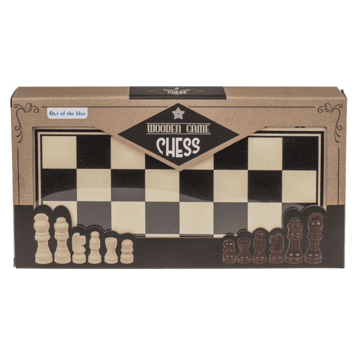 Holz-Brettspiel, Schach, ca. 34 x 34 cm,