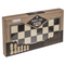 Holz-Brettspiel, Schach, ca. 34 x 34 cm,
