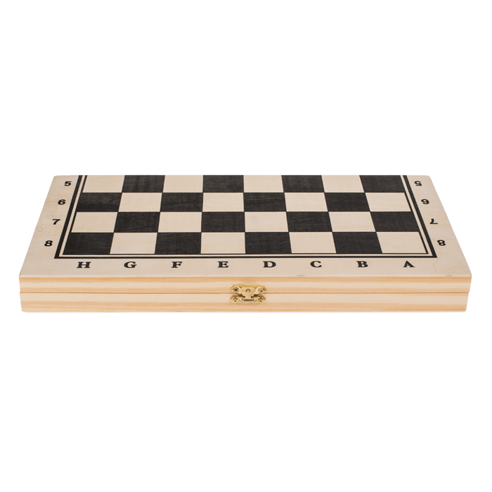 Holz-Brettspiel, Schach, ca. 34 x 34 cm,