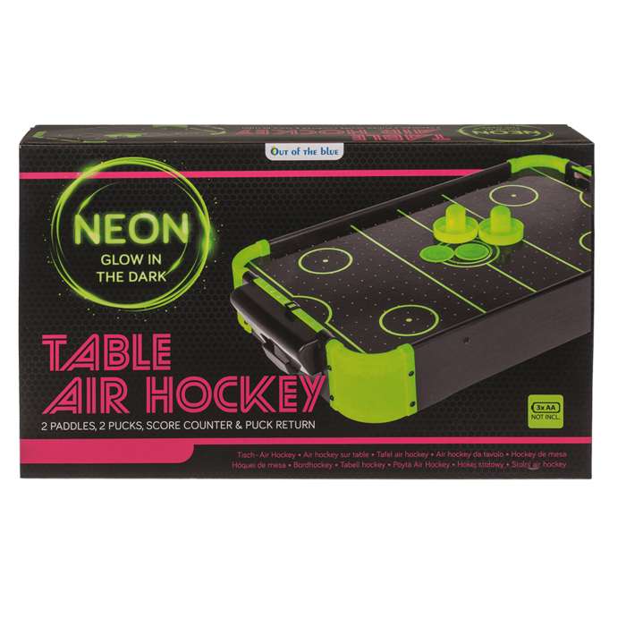 Tisch-Airhockeyspiel, Glow in the Dark,