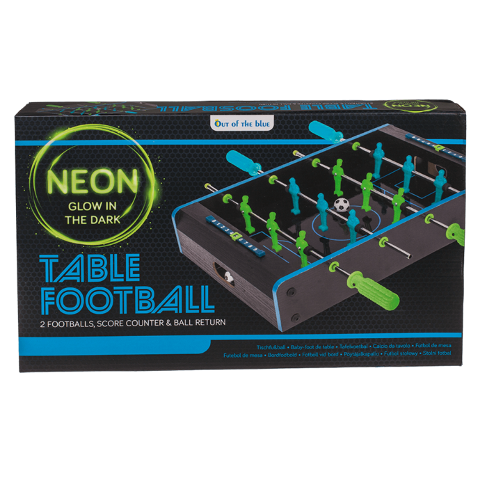 Tischfußballspiel, Kicker, Glow in the Dark,