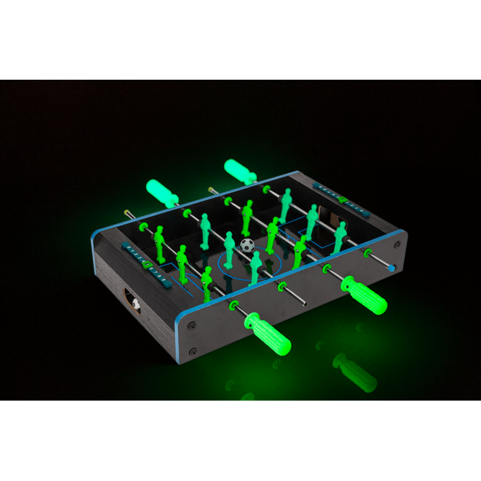 Tischfußballspiel, Kicker, Glow in the Dark,