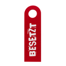 Filz-Türschild mit deutschem Text,