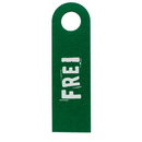 Filz-Türschild mit deutschem Text,