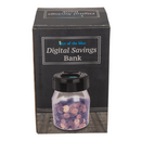 Spardose mit Zählwerk & digitalem Display,