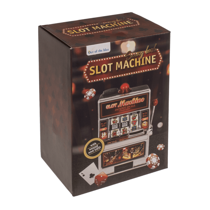 Spardose, Spielautomat, mit Klingel & LED,