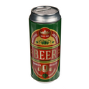 Metall-Spardose, Bierdose, ca. 16 x 7 cm,