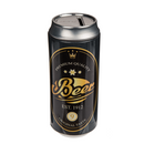 Metall-Spardose, Bierdose, ca. 16 x 7 cm,