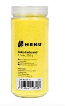 Deko-Farbsand, 0,1mm, ca. 750g, in Zylinderdose, gelb