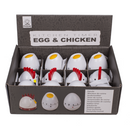 Kurzzeitwecker, Egg & Chicken, ca. 8 x 7 cm,