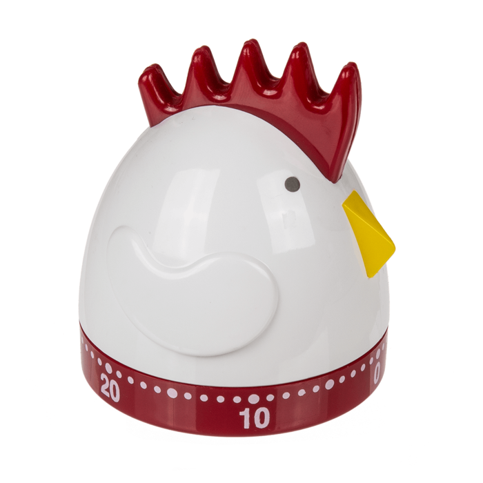 Kurzzeitwecker, Egg & Chicken, ca. 8 x 7 cm,