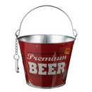 Metall-Biereimer, Vintage Look, Beer,