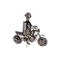 Metall-Flaschenhalter, Motorradfahrer II,
