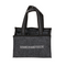 Graue Männerhandtasche mit 6 Fächern,