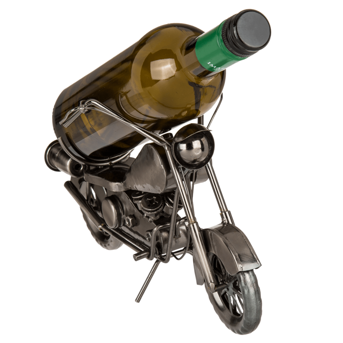 Metall-Flaschenhalter, Motorrad I, ca. 31 x 17 cm