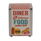 Metall-Serviettenspender, Diner, ca. 14 x 10 cm,