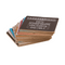 Kork-Untersetzer, Slogans, ca. 9,5 cm,