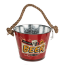 Metall-Biereimer mit Flaschenöffner, Beer,