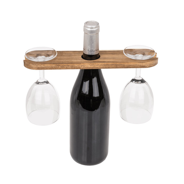 Wein-Butler, ca. 25 x 6 x 1 cm, Akazienholz,