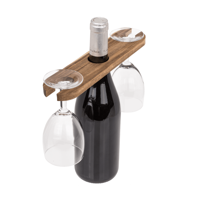 Wein-Butler, ca. 25 x 6 x 1 cm, Akazienholz,