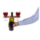Wein-Butler, ca. 25 x 6 x 1 cm, Akazienholz,