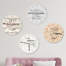 Wanduhr "Sprüche", 4/s, ca. 28 cmD