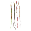 Textil-Armband, Friendship, mit Muscheln &