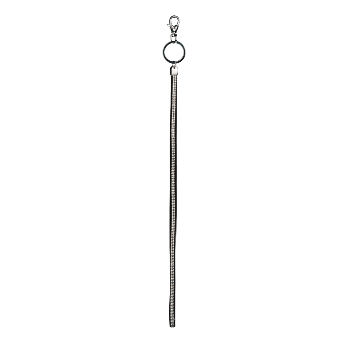 Schlüsselband mit Besatz, Metall-Ring &
