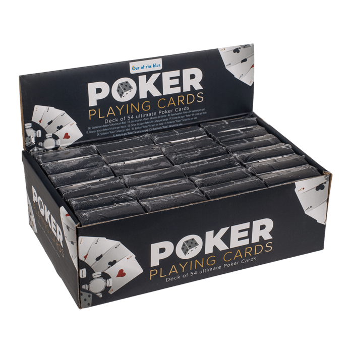Mini-Spielkarten, Poker, ca. 6 x 4 cm, 54 Karten