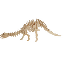 Naturholz-3D-Puzzle, Dinosaurierskelett I,