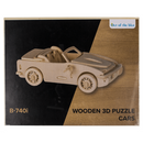 Naturholz-3D-Puzzle, Autos, ca. 4 x 15 cm,
