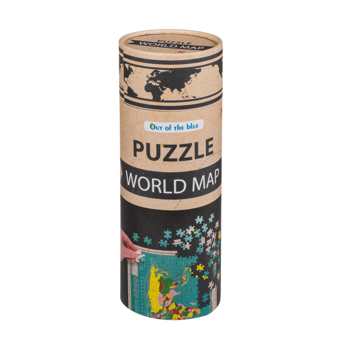 Puzzle, Weltkarte, 300-teilig, ca. 50 x 35 cm,