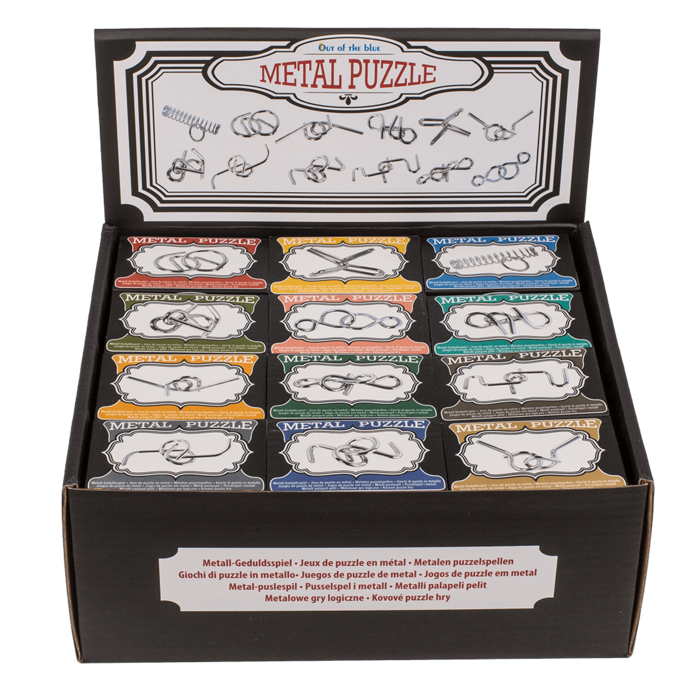 Metall-Geduldsspiel, Mini, ca. 7 cm,