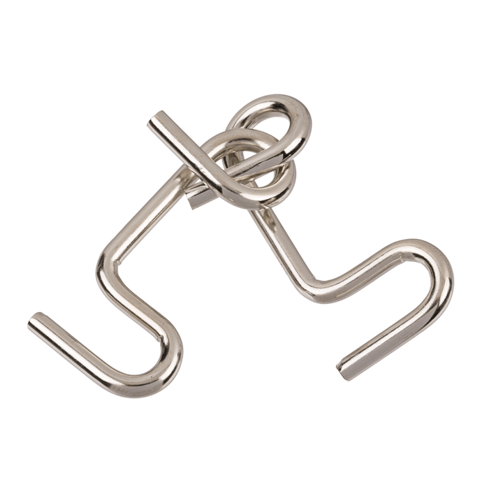 Metall-Geduldsspiel, Mini, ca. 7 cm,