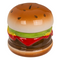 Spardose mit Schloss, Hamburger, ca. 14 x 13 cm,