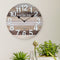 Wanduhr rund Nostalgie Holz, design 2, ca. 45cmD