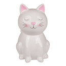 Spardose mit Schloss, Katze, ca. 16 cm,