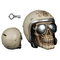 Spardose, Totenkopf mit Motorradhelm &