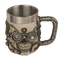 Bierkrug, Cyborg Skull, mit Edelstahleinsatz,