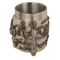 Bierkrug, Cyborg Skull, mit Edelstahleinsatz,