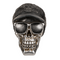 Spardose mit Schloss, Totenkopf mit Basecap,