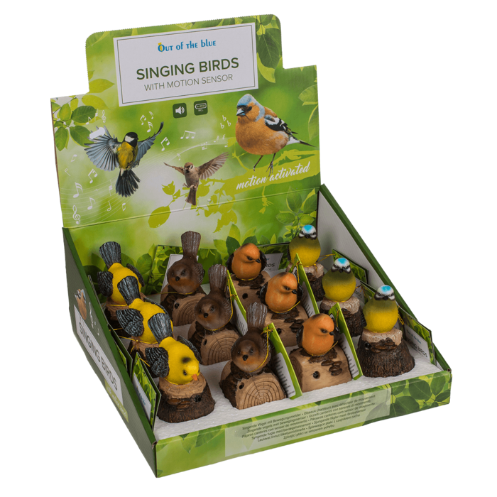 Bewegungsmelder, Vogel mit Tierstimme