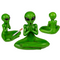 Aschenbecher, Yoga Alien, ca. 13,5 cm,