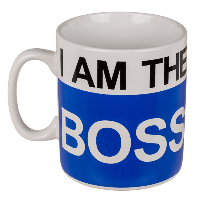 Becher, I am the Boss, ca. 13 x 11 cm,