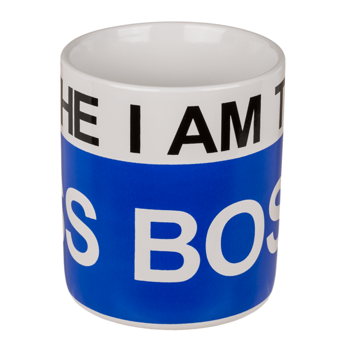 Becher, I am the Boss, ca. 13 x 11 cm,