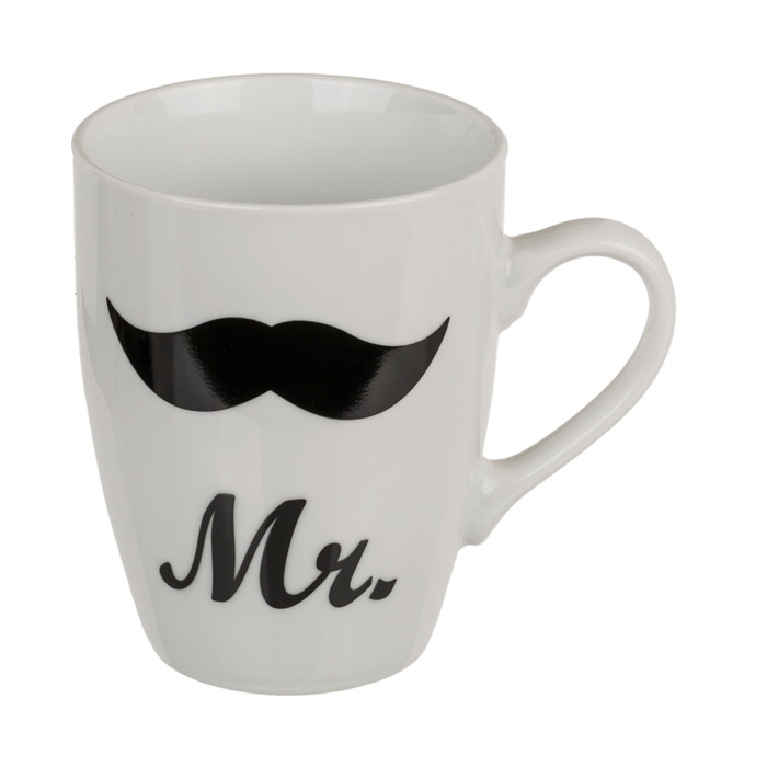 New Bone China-Becher, Mr. & Mrs.,